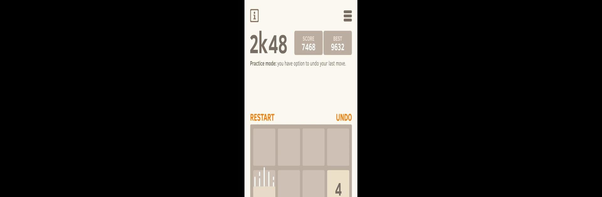 2K48 - Number 2048 puzzle game