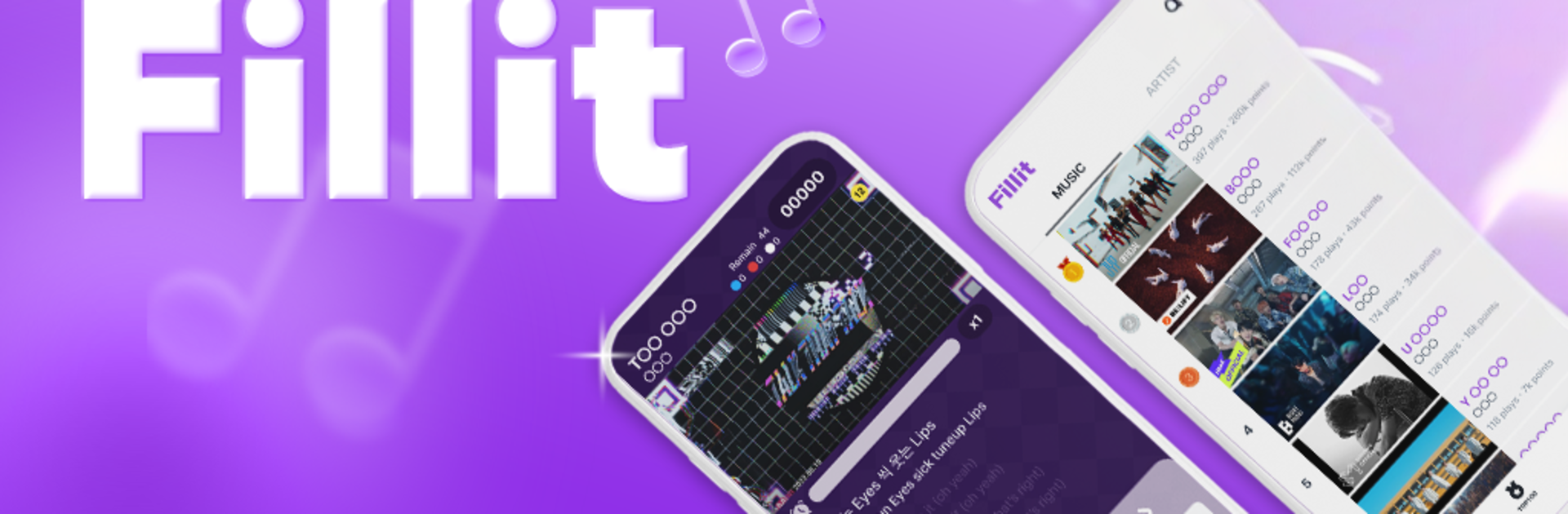 FillIt-Learn KOREAN with KPOP