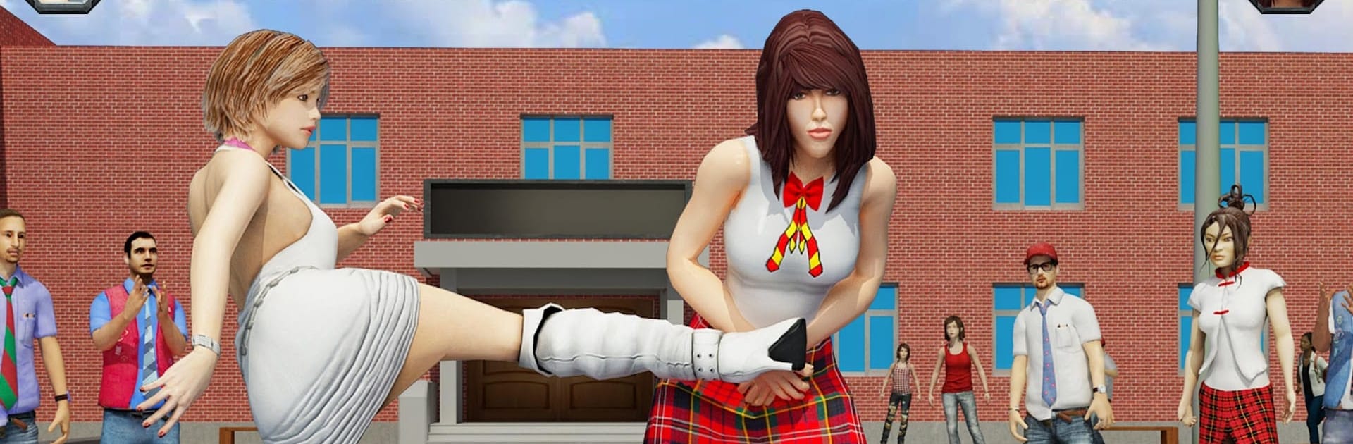High School Fighting Gang: Gangster Teenage Karate