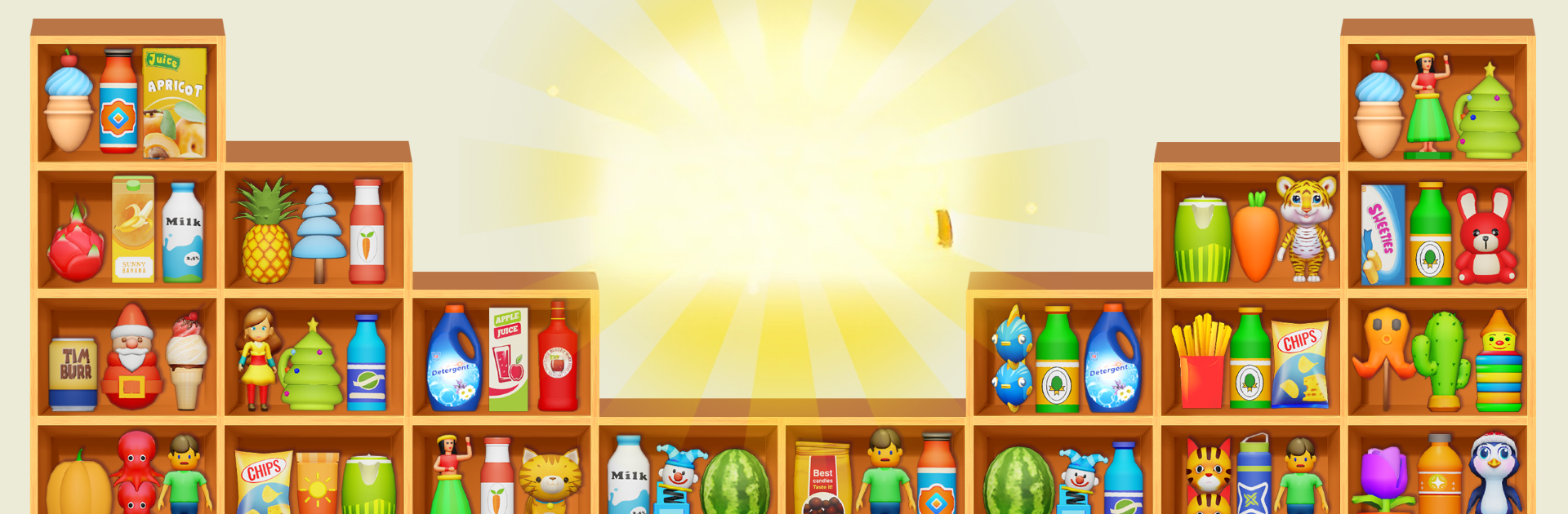 Goods Triple: Sorting Games