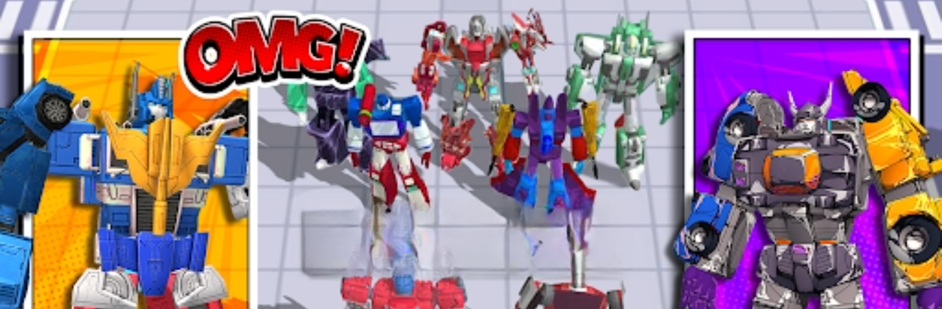 Superhero Robot Monster Battle