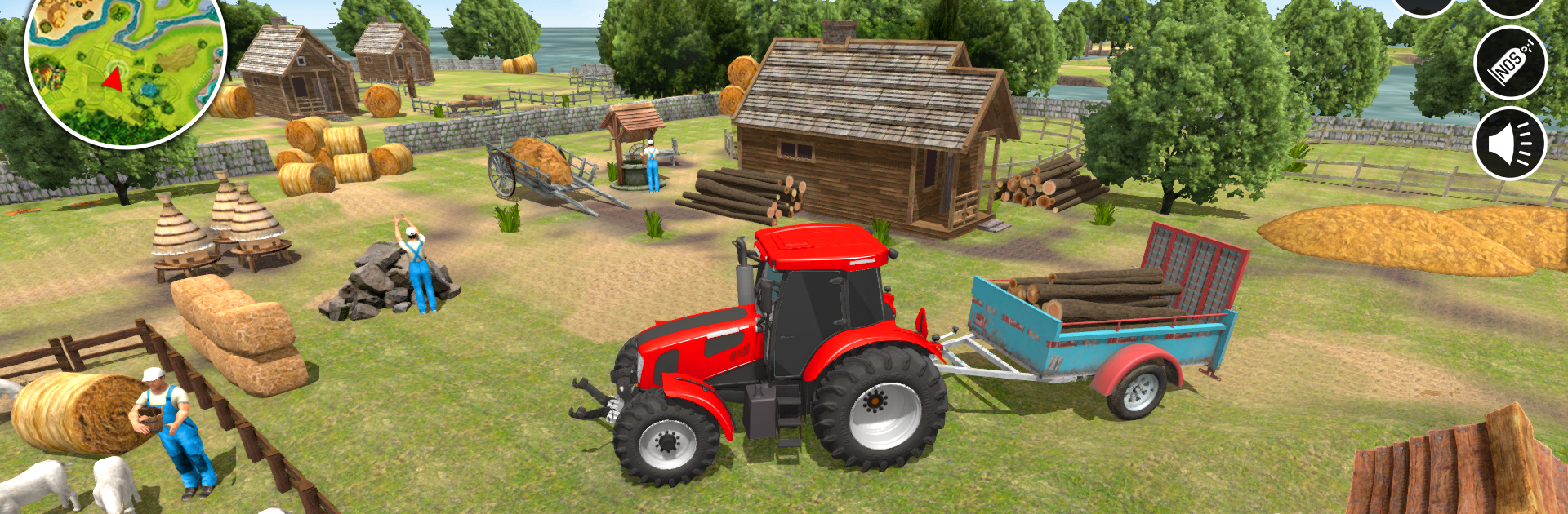 Tractor Driving Farming Sim