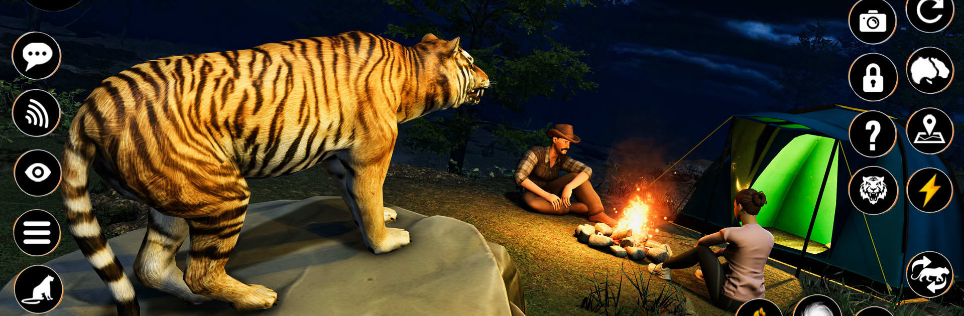Simulador de tigre salvaje