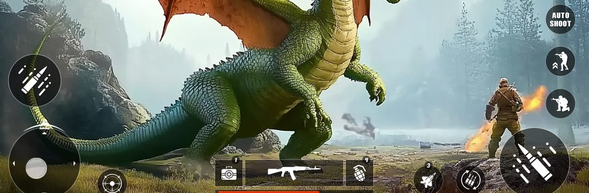 Dragon Hunting Sniper Games 3D