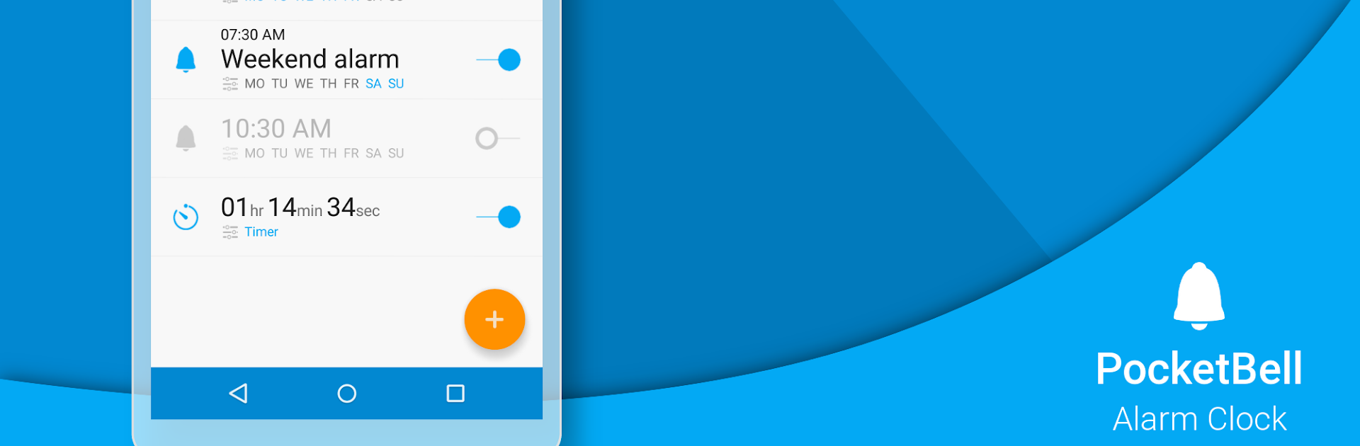 Radio Alarm Clock - PocketBell