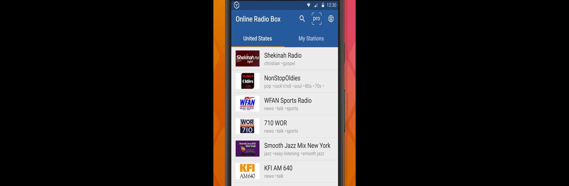 Online Radio Box radio player