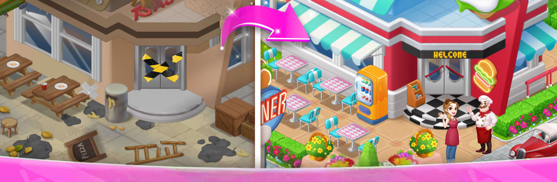 Merge Cooking: Restaurant Game