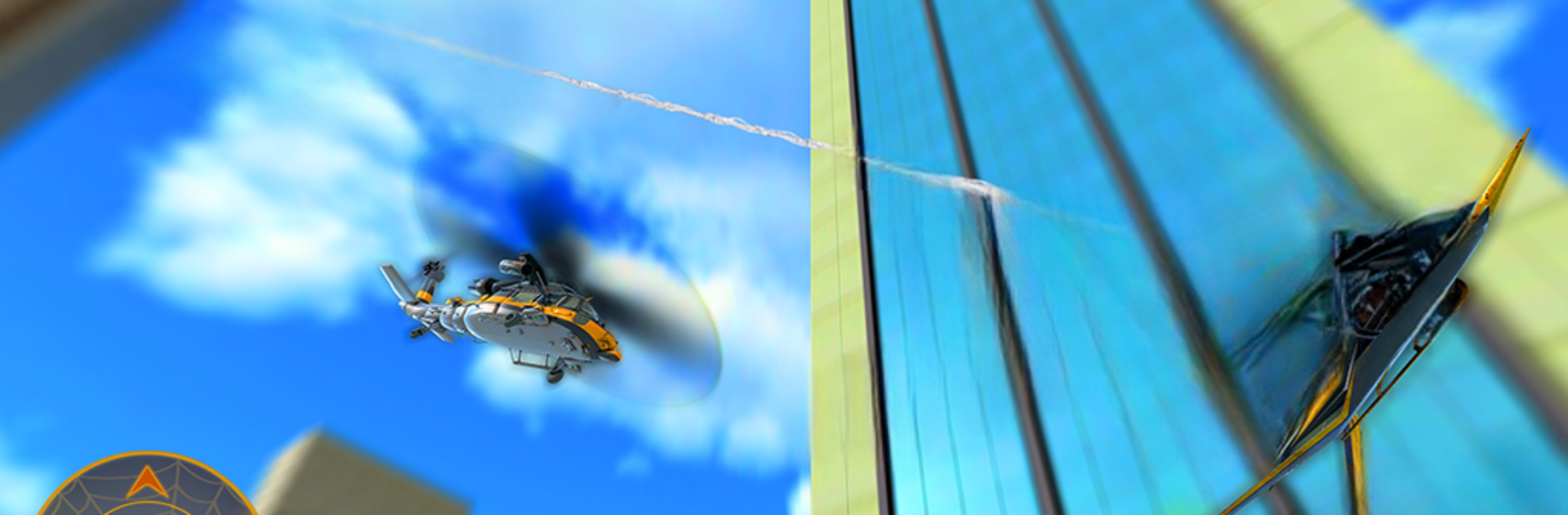 Flying Spider-hero Sim Games
