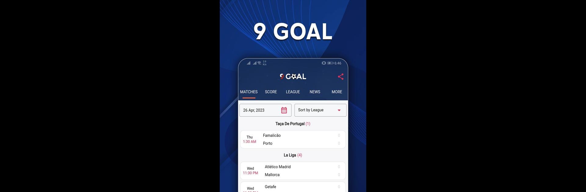9Goal - Live Sports