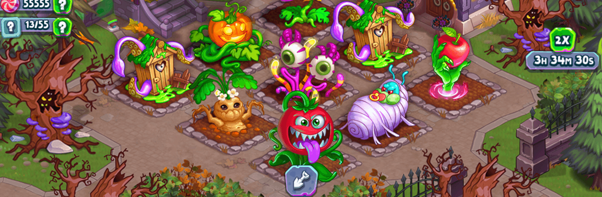 Idle Monster: Happy Mansion in Click Away Village