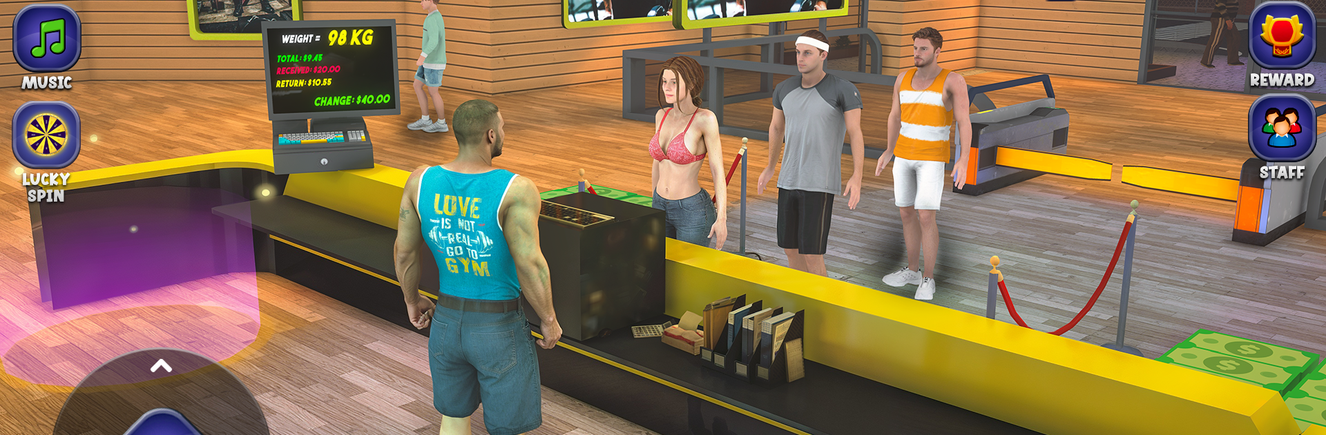 Gym simulator 3D - Gym Games