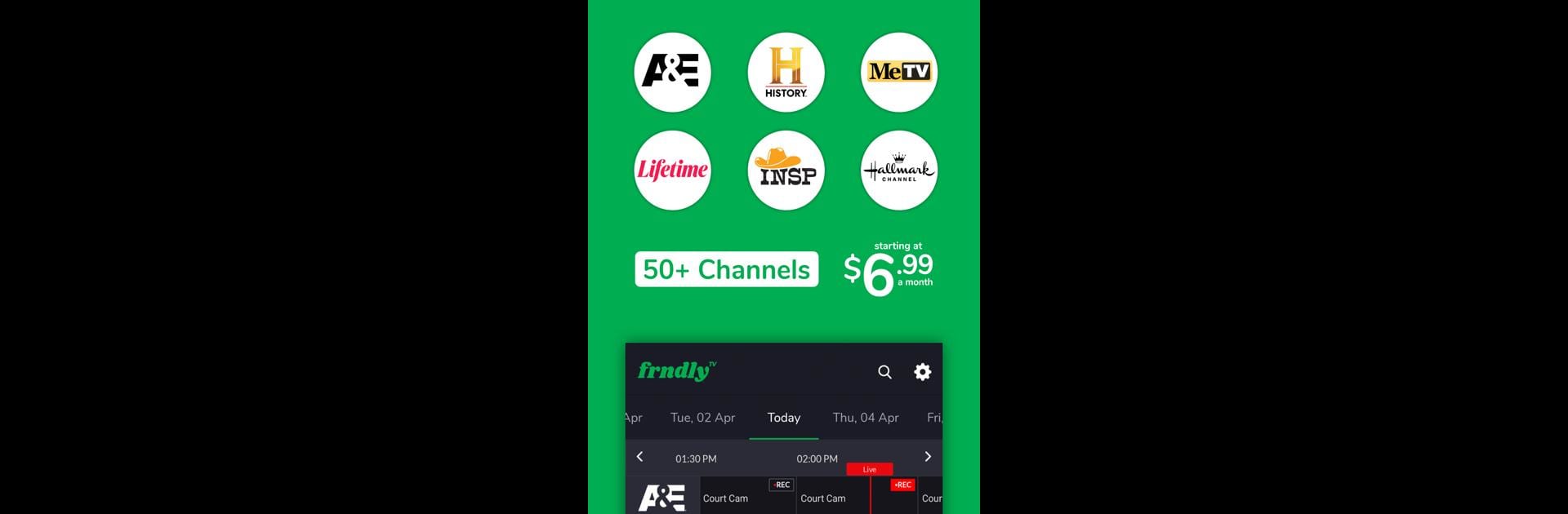 Frndly TV: Live TV & Movies.