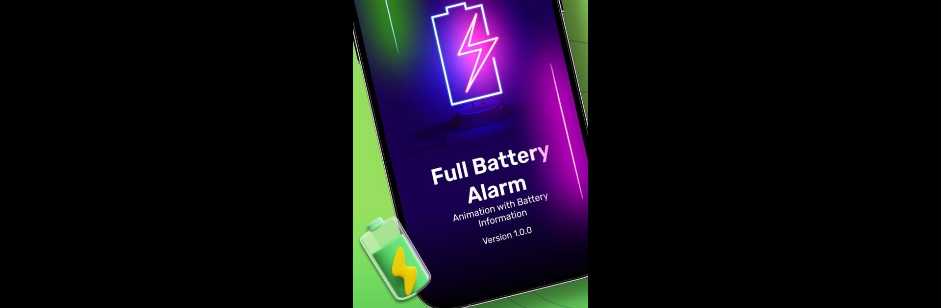 100% Full Battery Charge Alarm