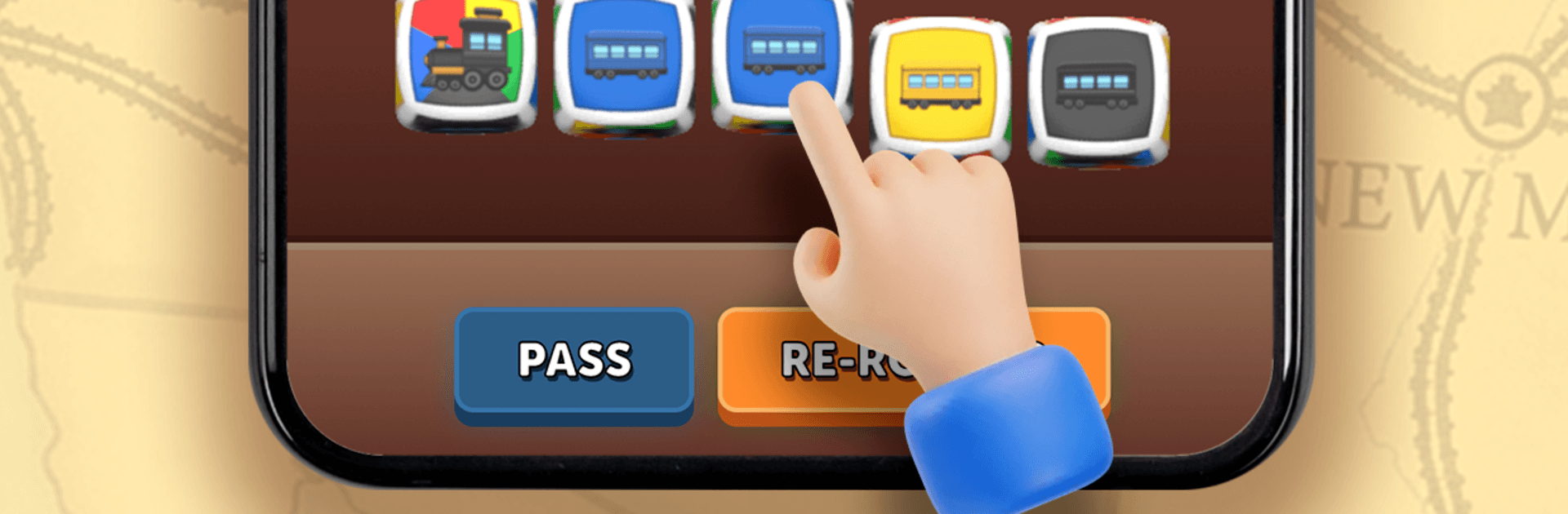 Ticket to Dice - Trains Tracks