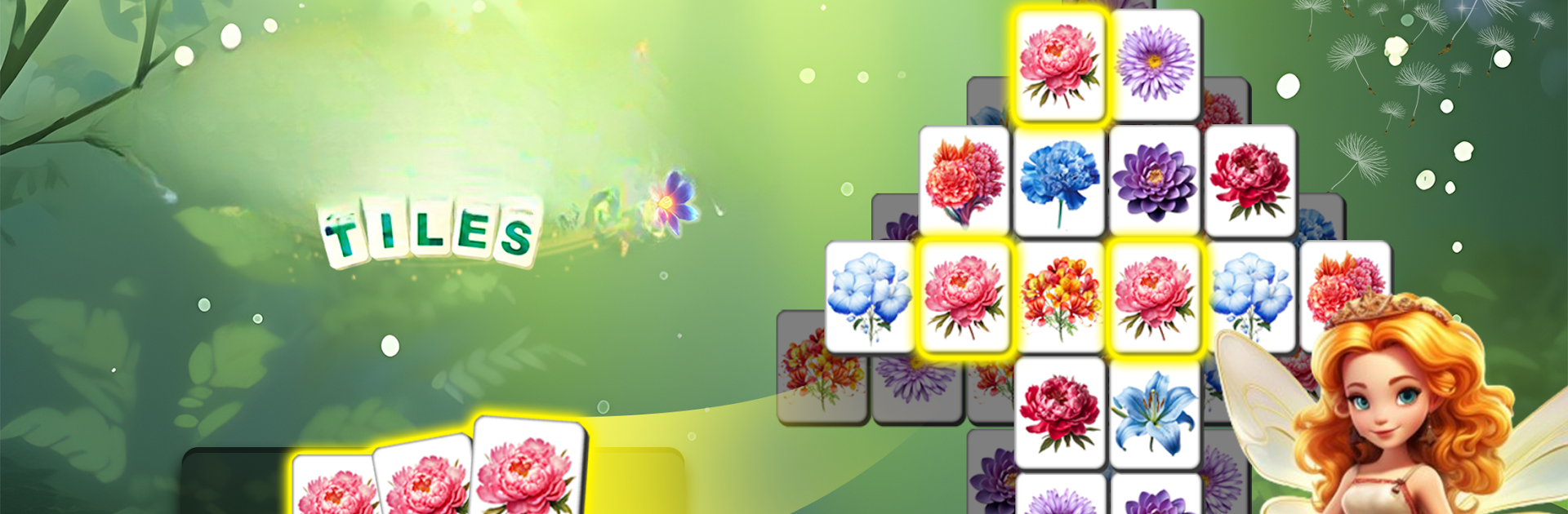 Mystical Flower - Match Tiles