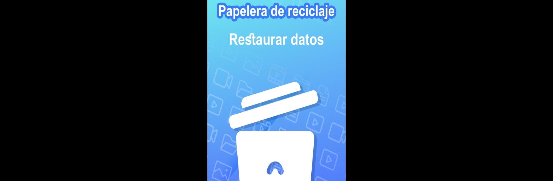 Bote de basura: restaura todo