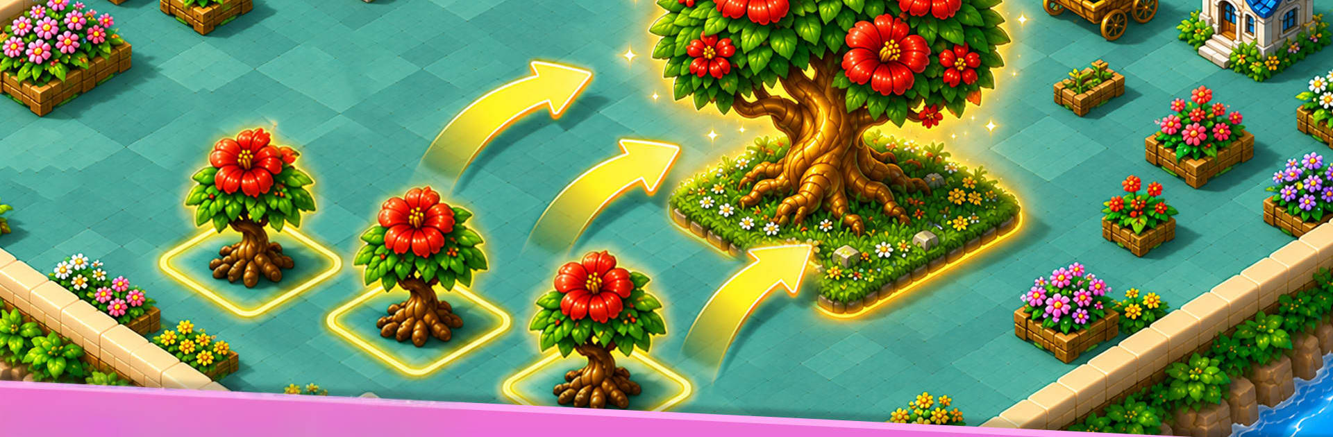 Merge 3 Garden - Farm Games