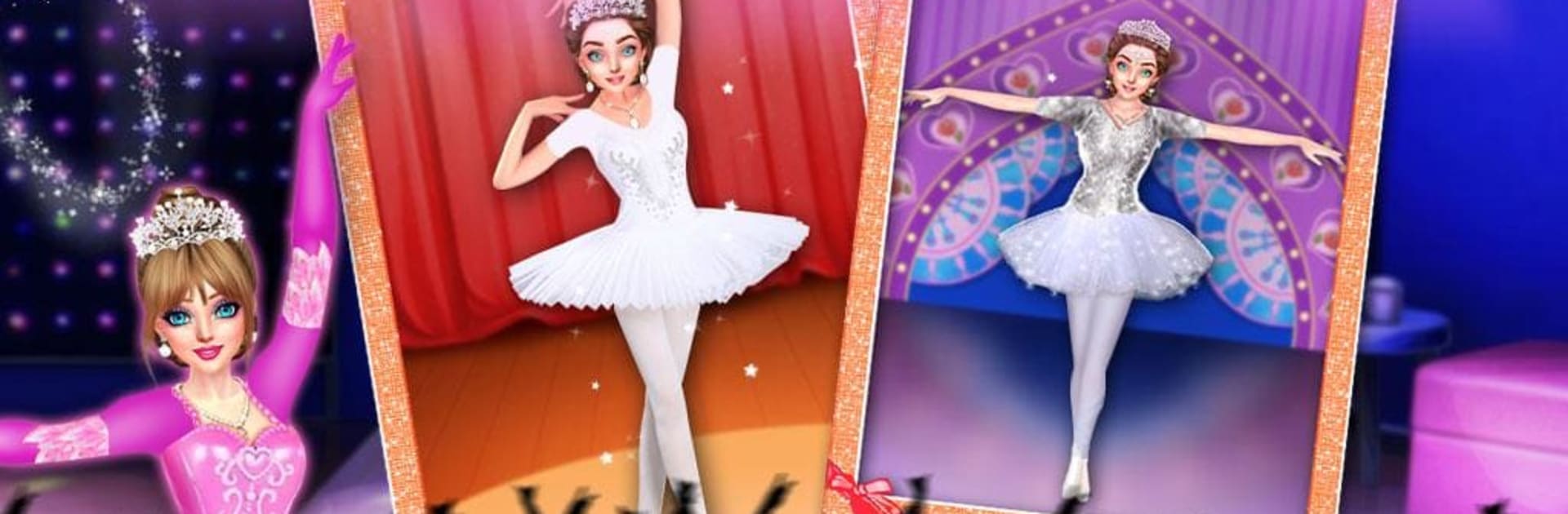 Beautiful Ballerina Girl Salon Stylish Dressup