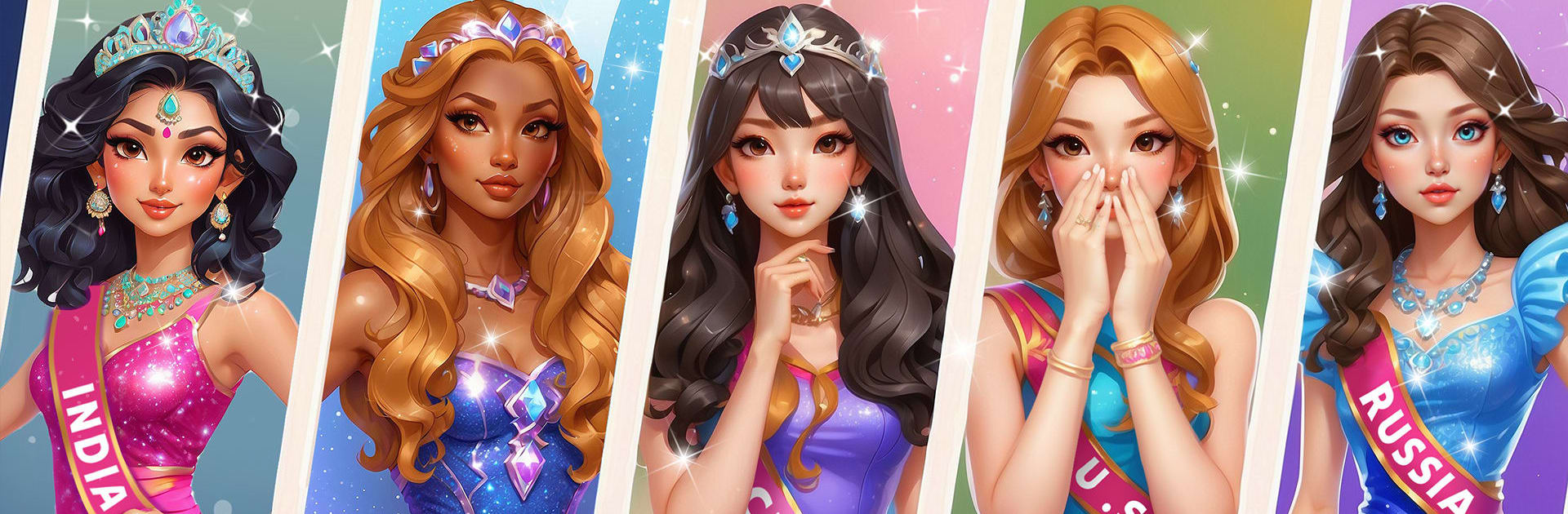 Miss World Dressup Games
