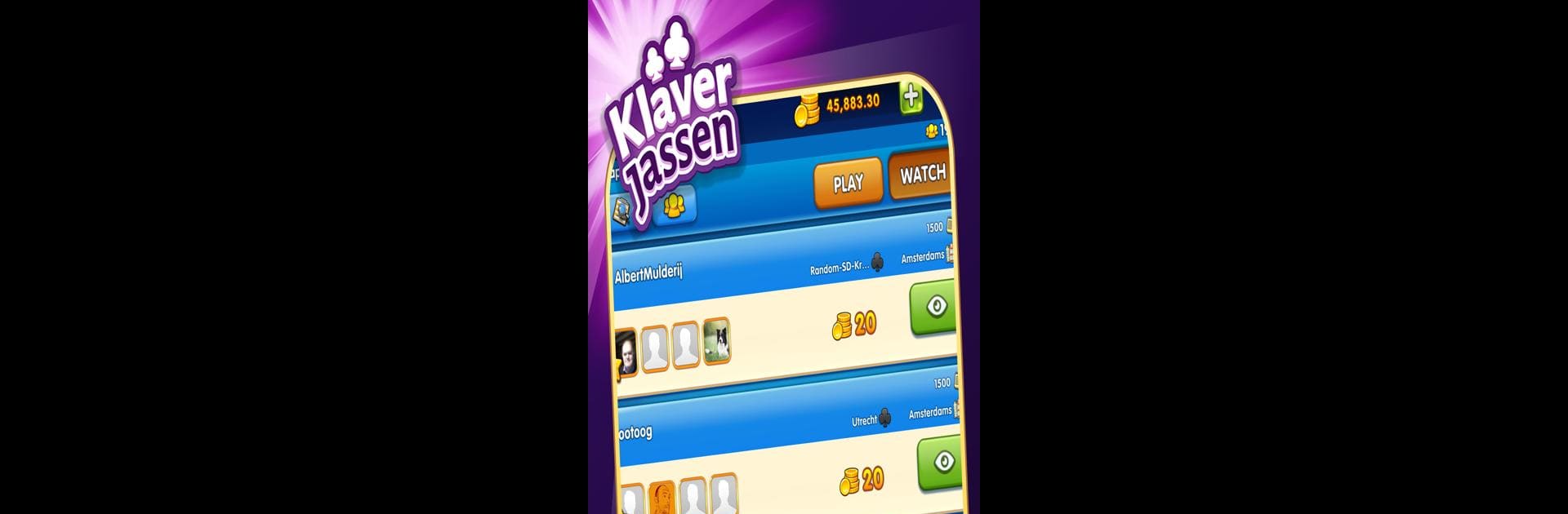 GamePoint Klaverjassen – Free Card Game!