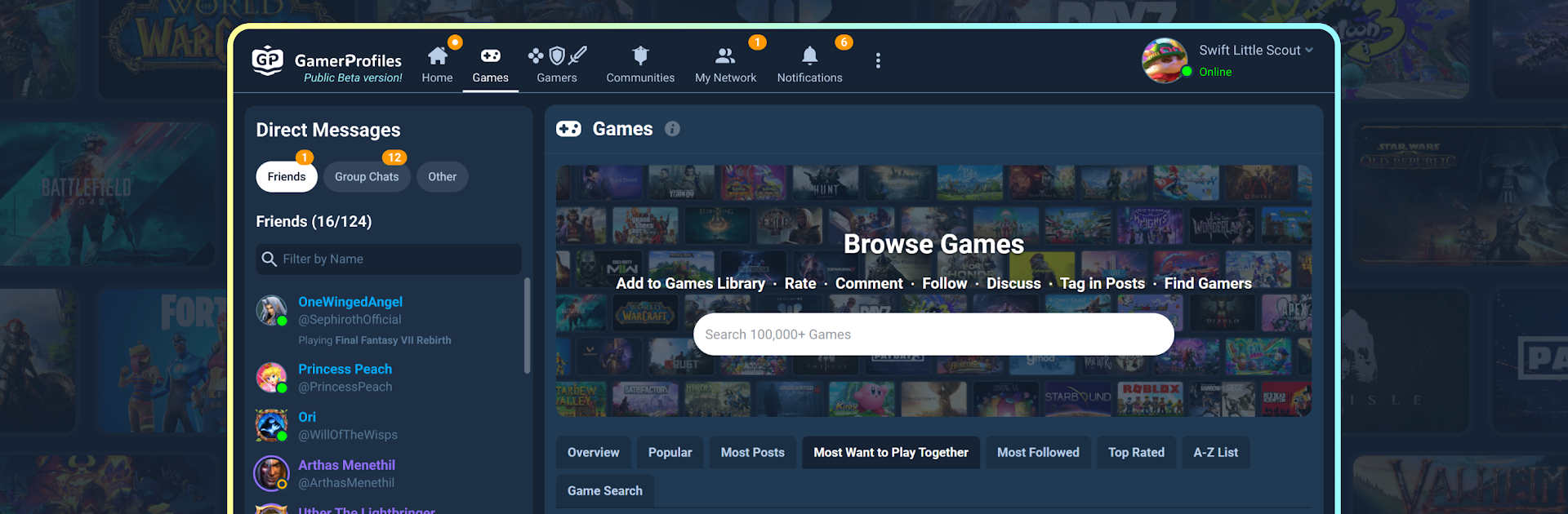 GamerProfiles: Share & Connect