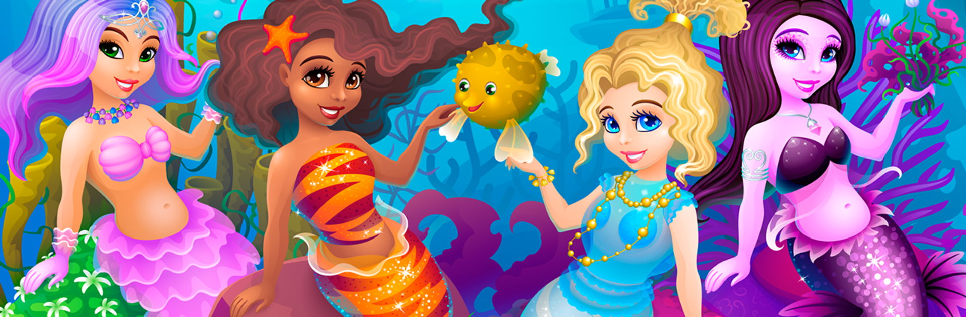 Mermaid Dress up for Girls