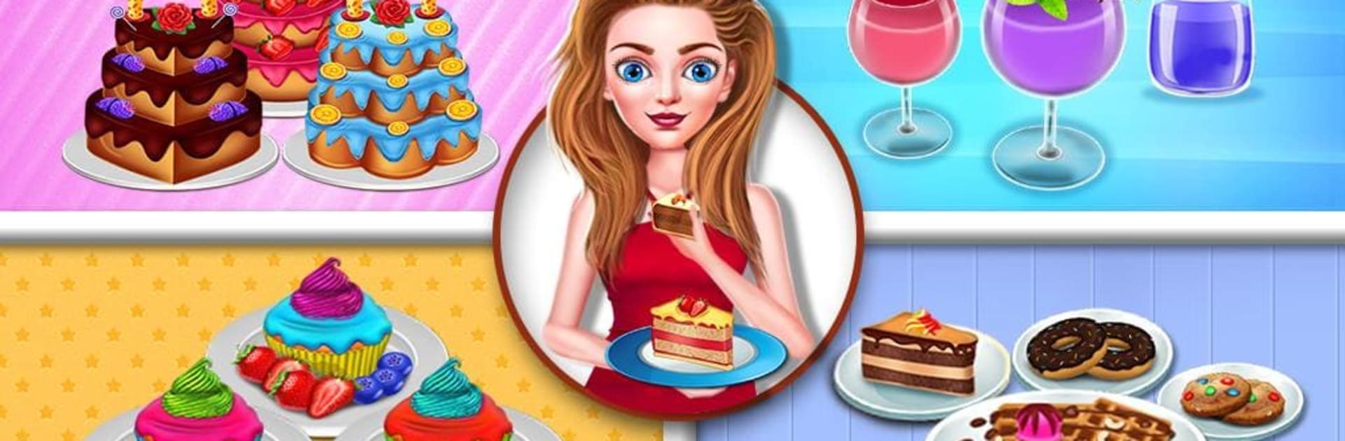 Cake Shop Cafe Pastries & Waffles cooking Game