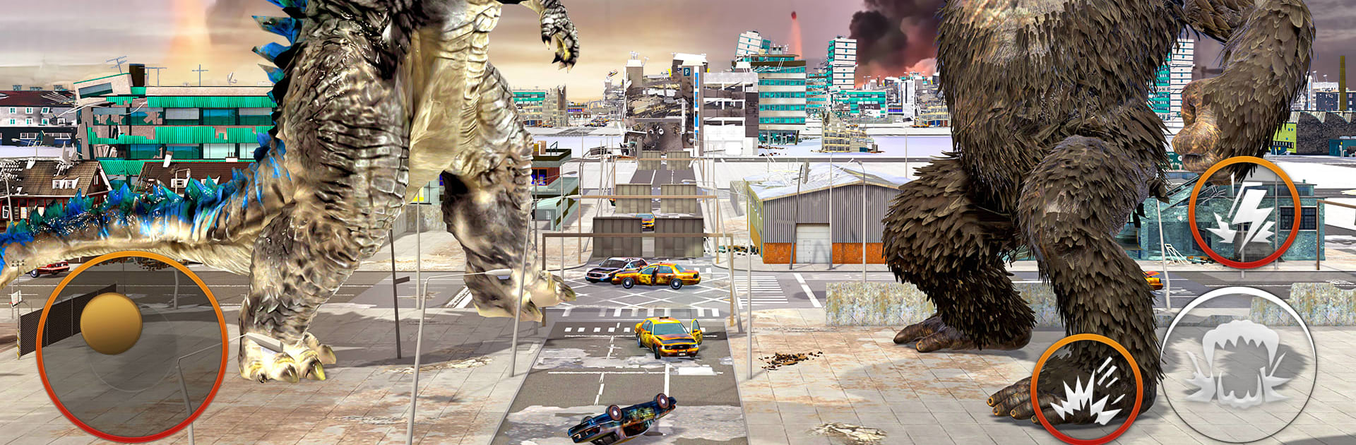Monster Dinosaur Rampage: Angry King Kong Games