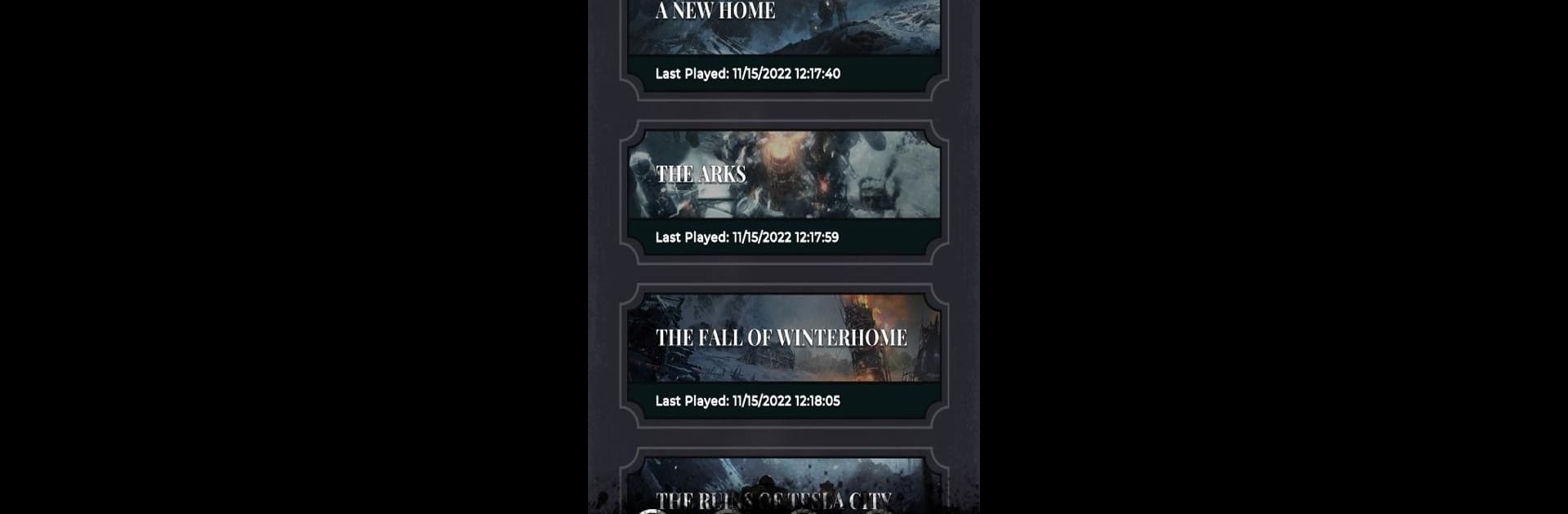 Frostpunk: TBG Companion App