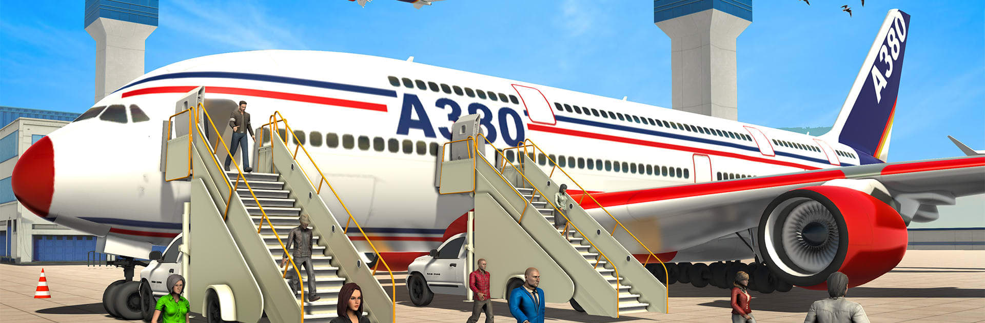 Real Flight Sim Airplane Games