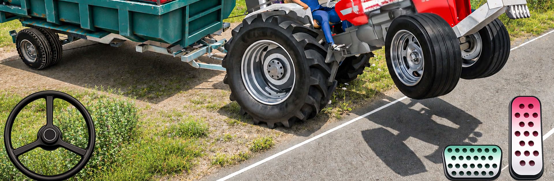 Real Indian Tractor: Farm Game