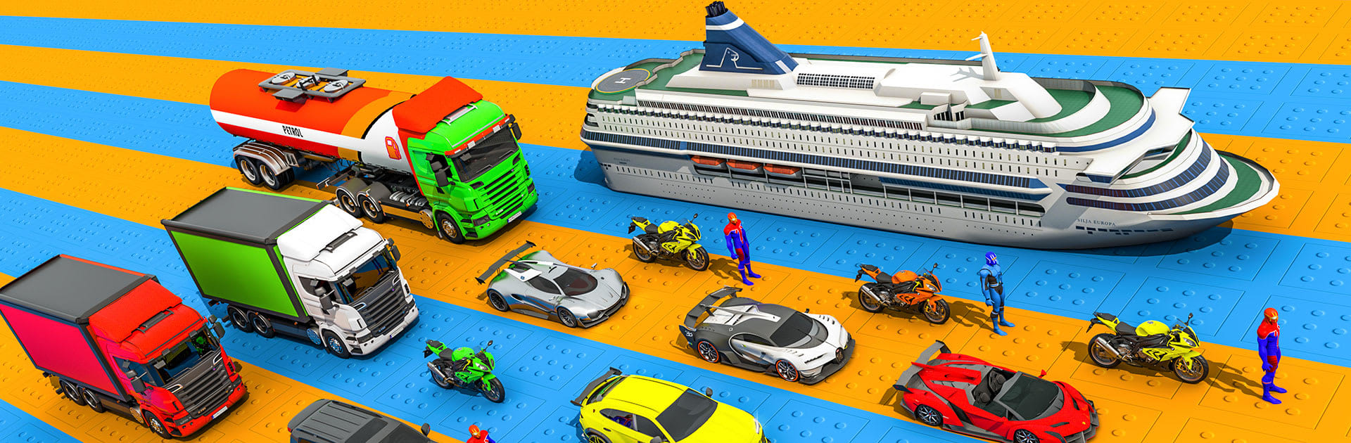 Superhero Car Games: Mega Ramp