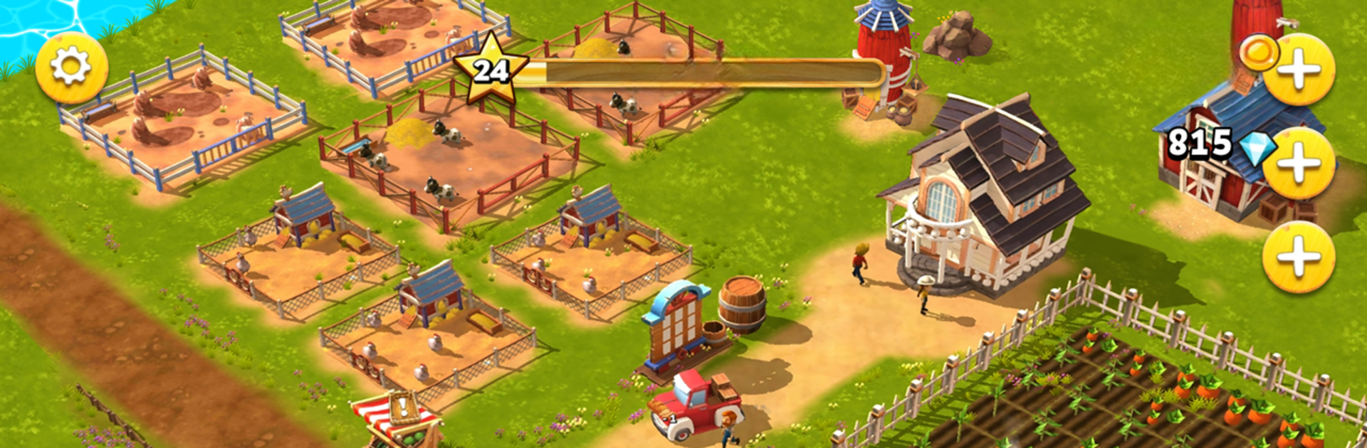 Happy Town Farm: Free Farming Games 2020