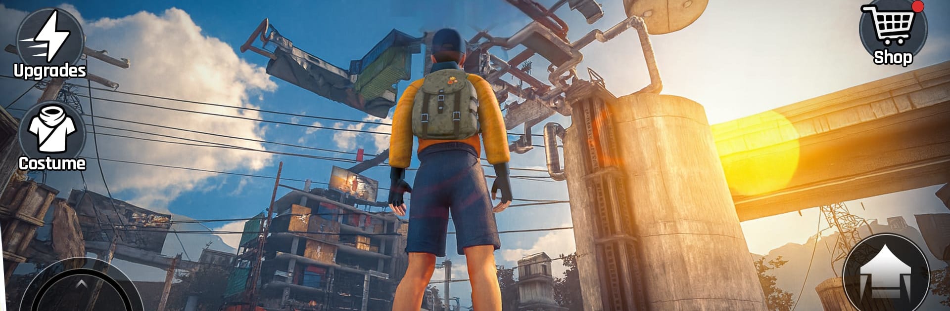 Going Up Rooftop - Parkour 3D