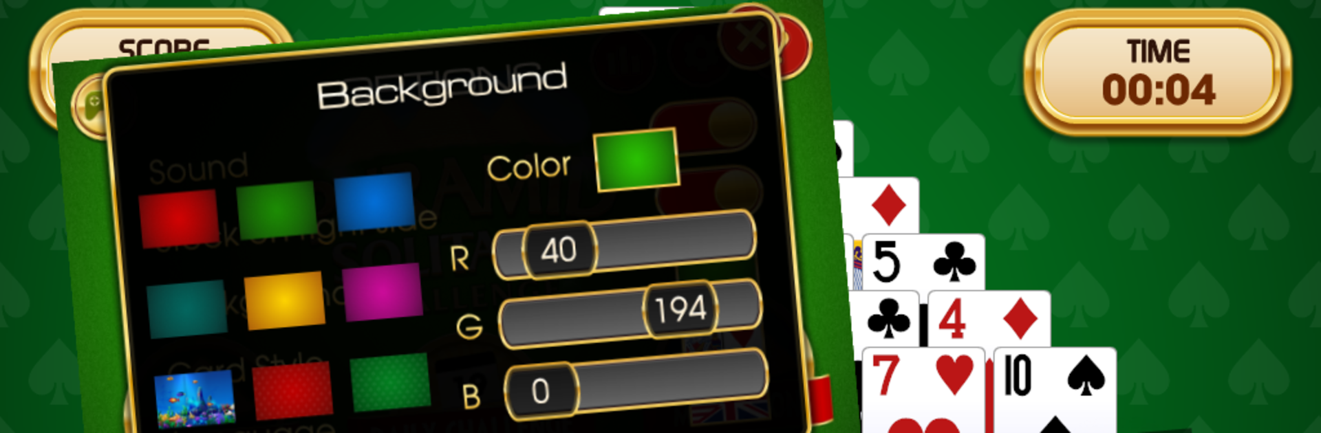 Pyramid Solitaire Challenge