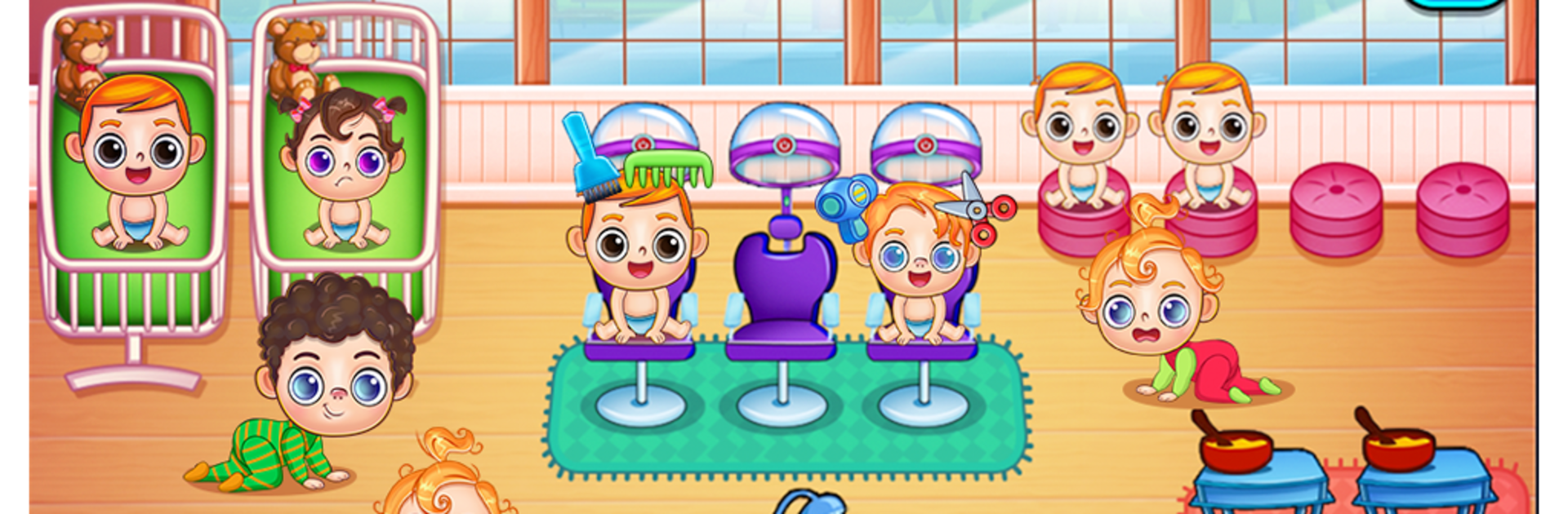 Virtual babysitter shop