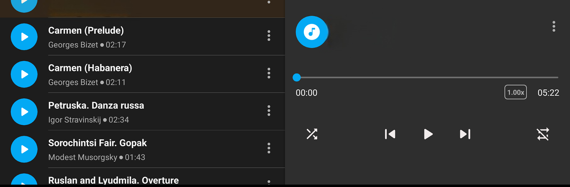 Simple Music Player