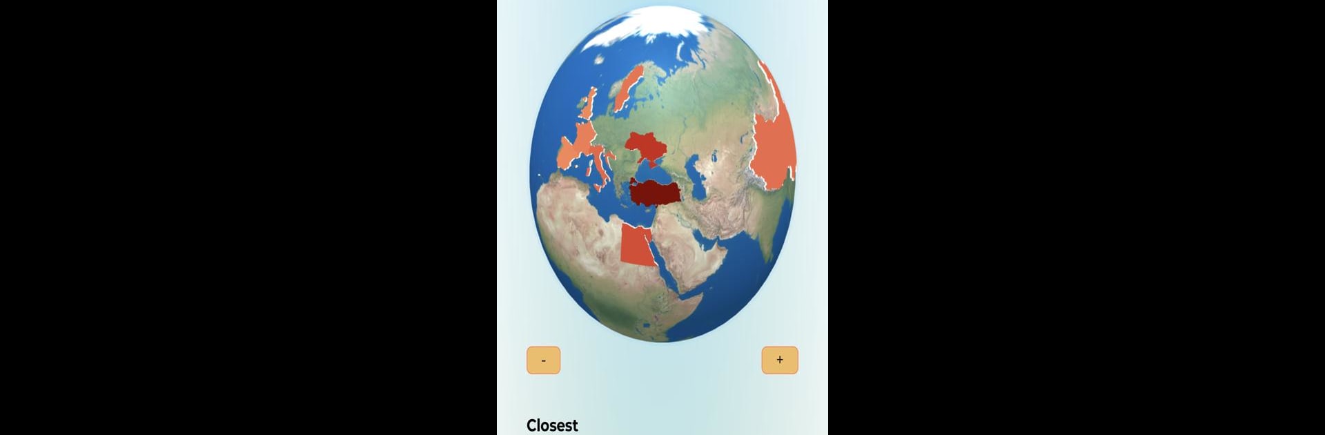 Globle - Guess the Country