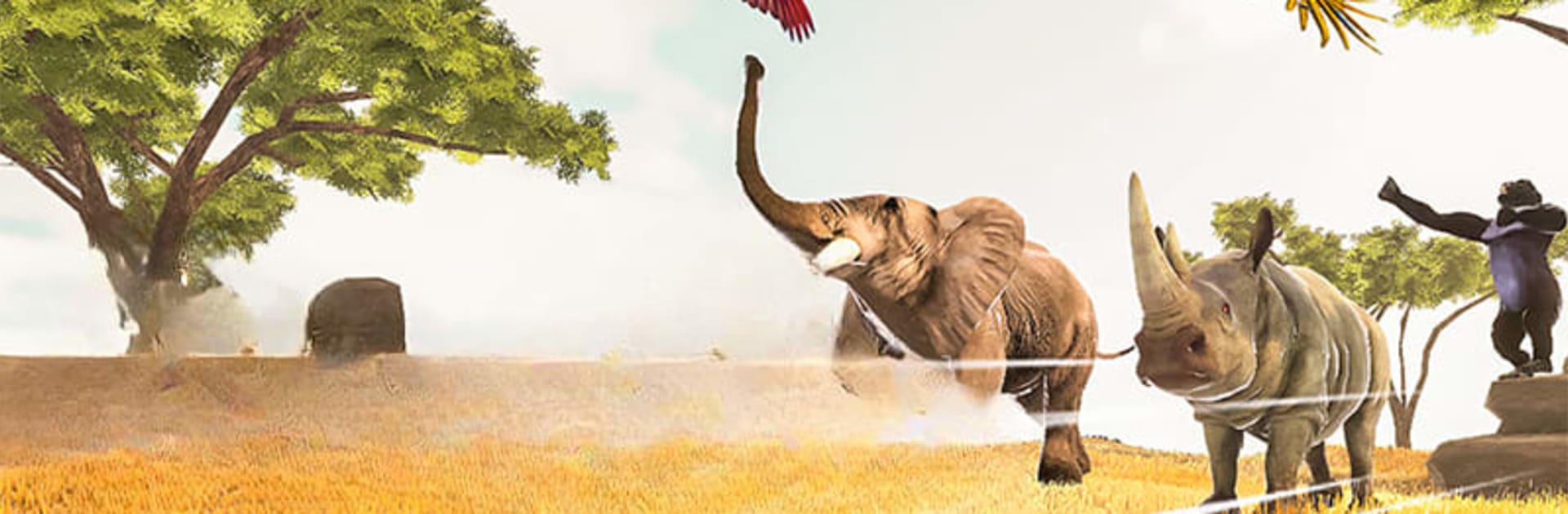 Savanna Animal Racing 3D: Wild Animal Games