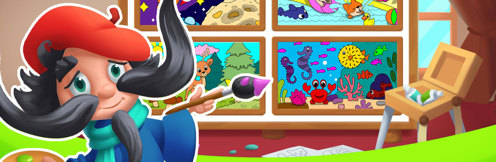 Colors learning games for kids