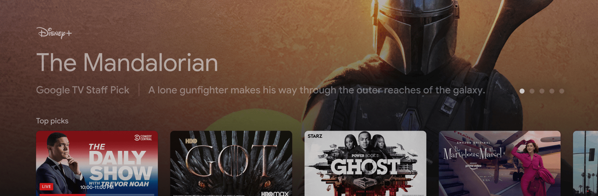 Google TV Home
