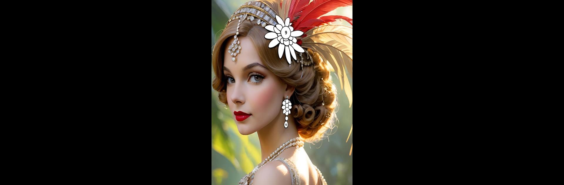 Gown Color by Number Book