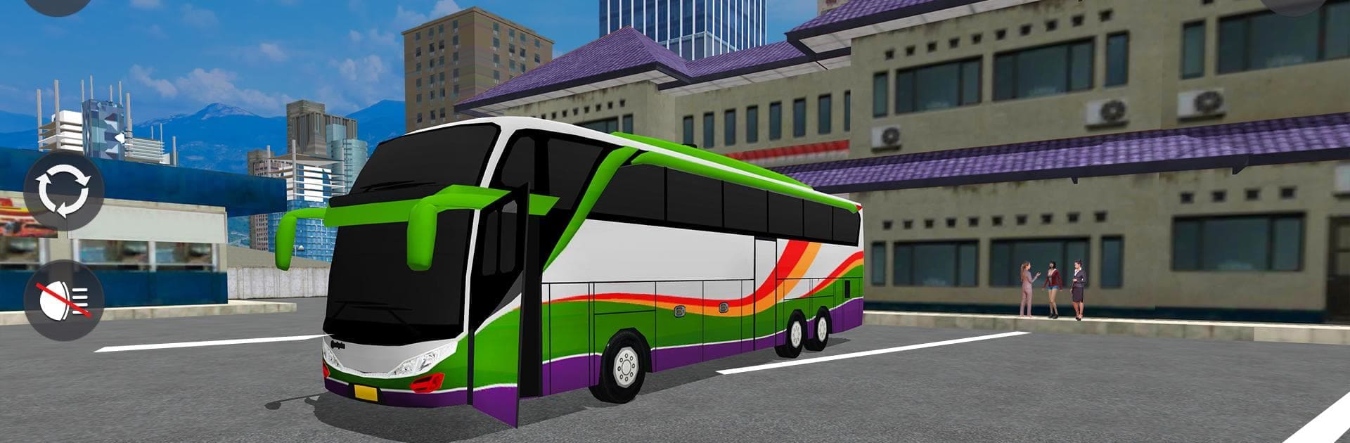 Bus Parking: Driving Simulator