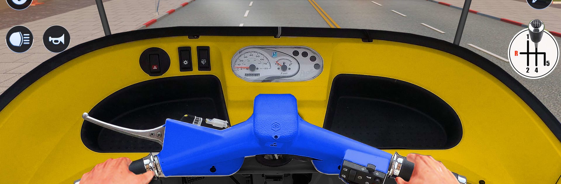Tuk Tuk Auto Driving Games 3D