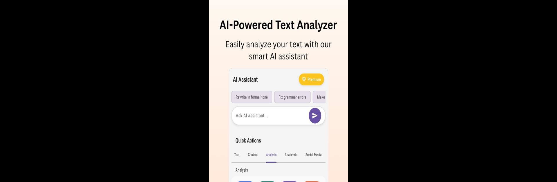 AI Text Analyzer & Writer