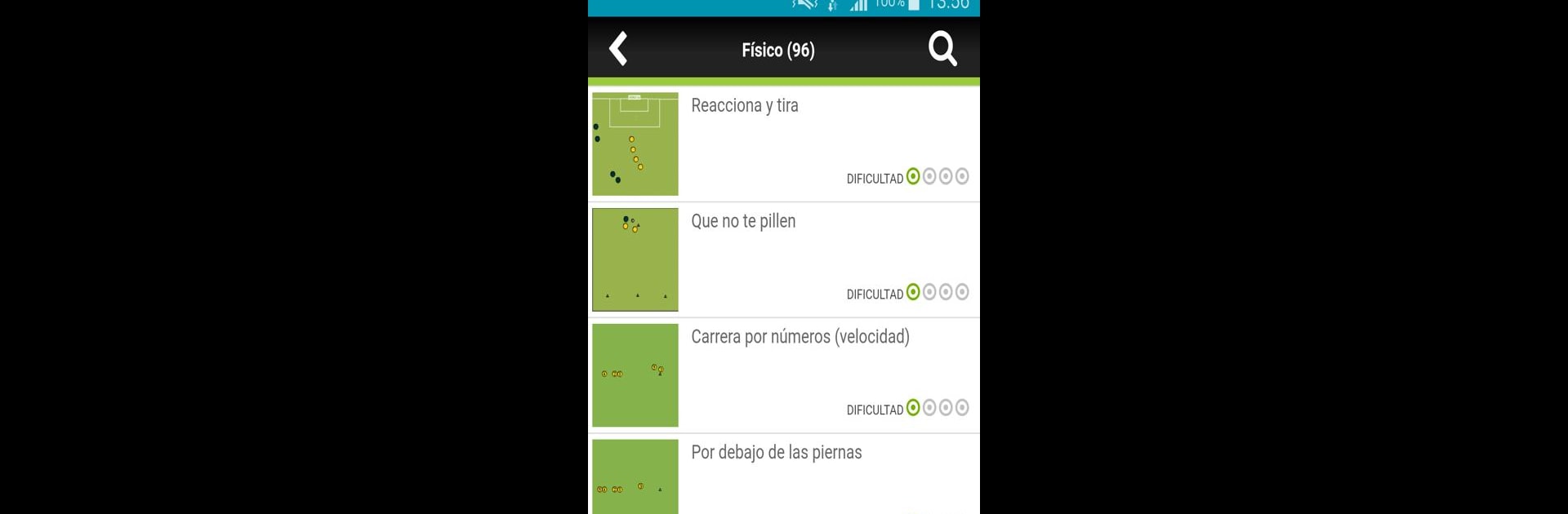 Ejercicios Fútbol Base