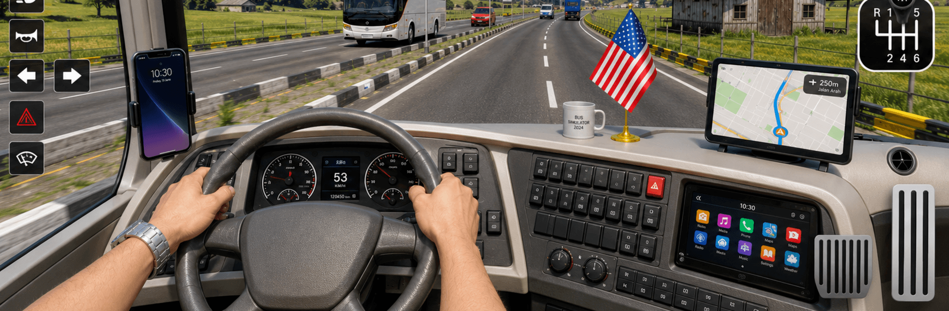 US Bus Simulator City Drive 3D
