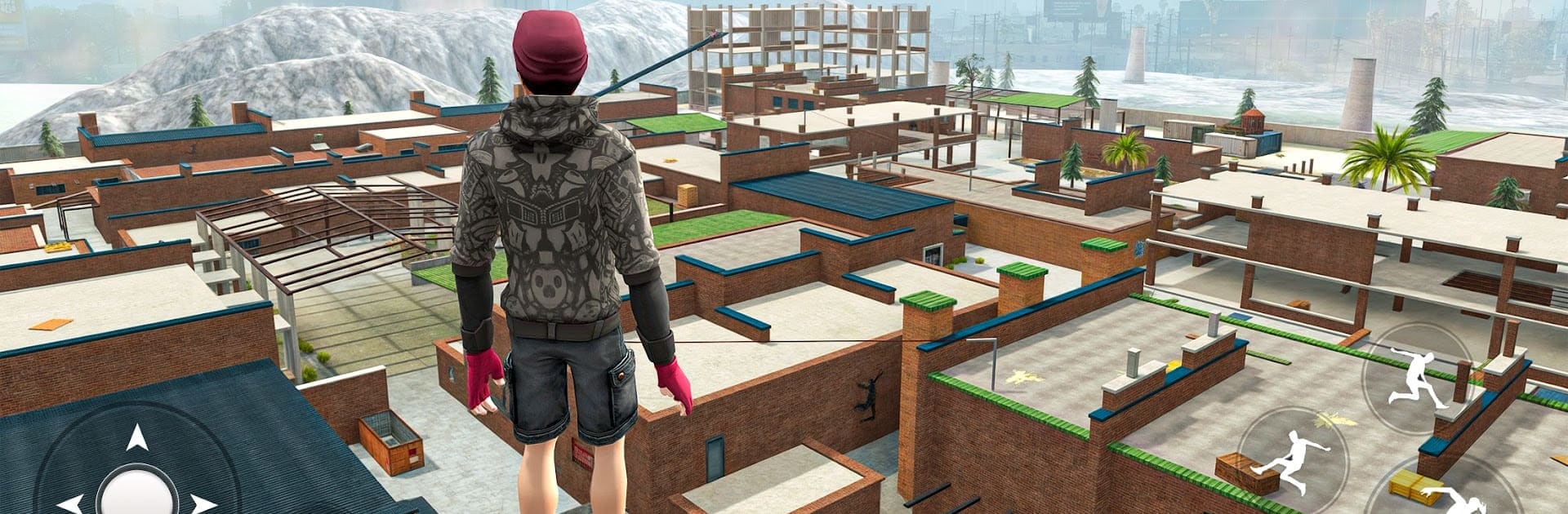 Going Up Parkour Game: Rooftop