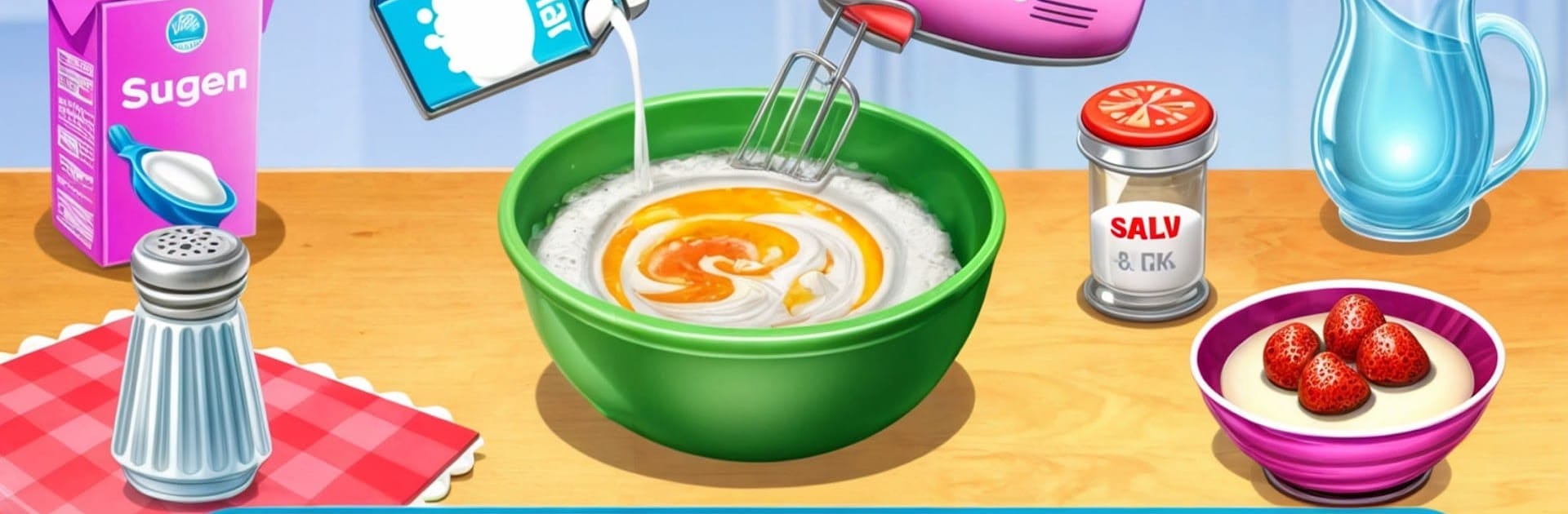 Kitchen Set Cake Cooking Games