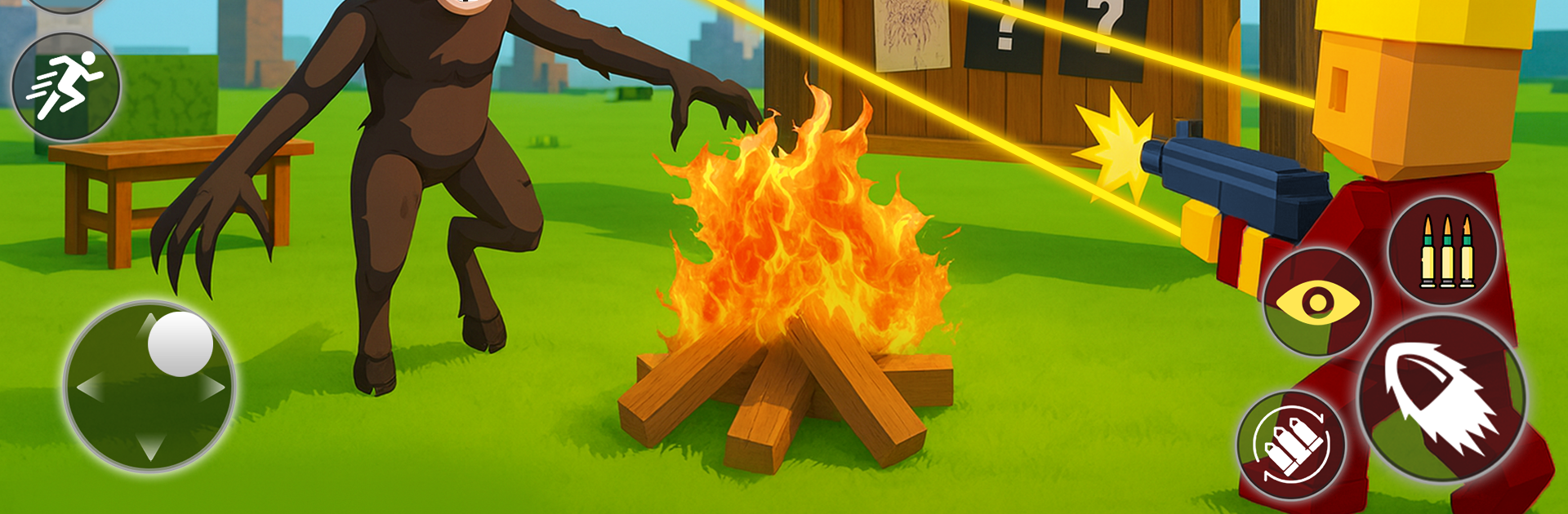 Forest Survival: Night Shooter